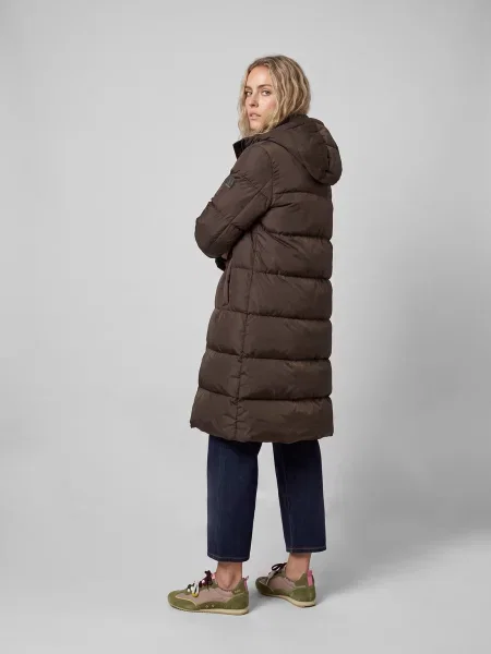 Armani Exchange De puf palton maro
