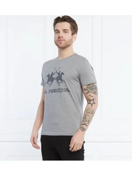 La Martina Tricou gri