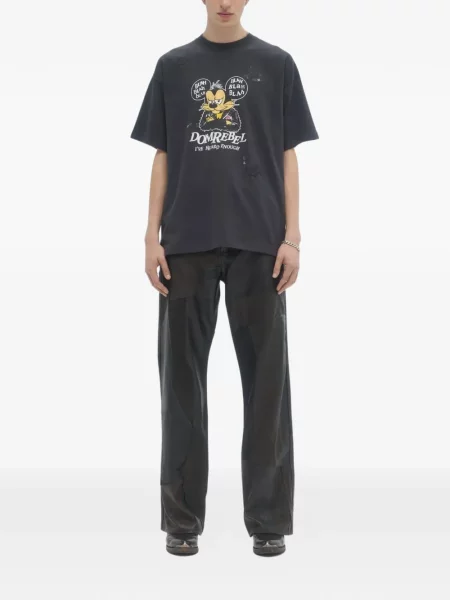 Tricou Domrebel negru