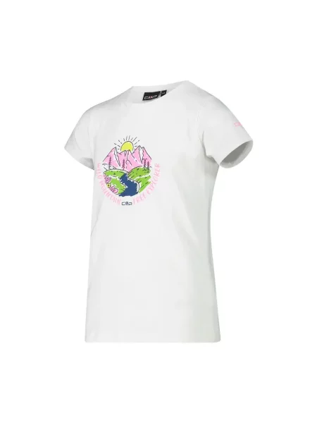 T-shirt dla dziewczynki CMP biała