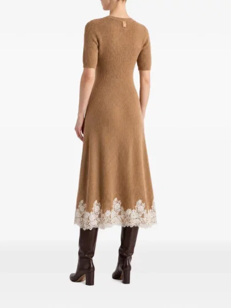 Dzianinowa sukienka midi Alberta Ferretti