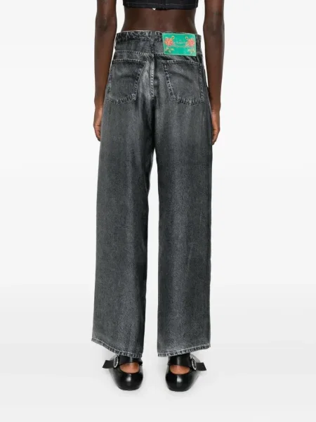 Pantaloni Pierre-louis Mascia de mătase negru