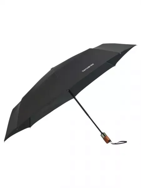 Samsonite Esernyő WOOD CLASSIC SECT. AUTO O/C SHORT fekete