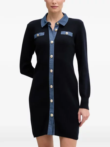 Rochie din denim Morgan albastru