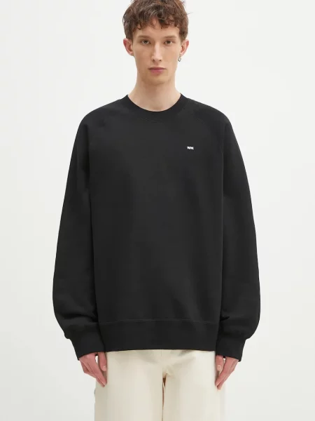 Кофта Wood Wood Hester sweatshirt однотонна чорний