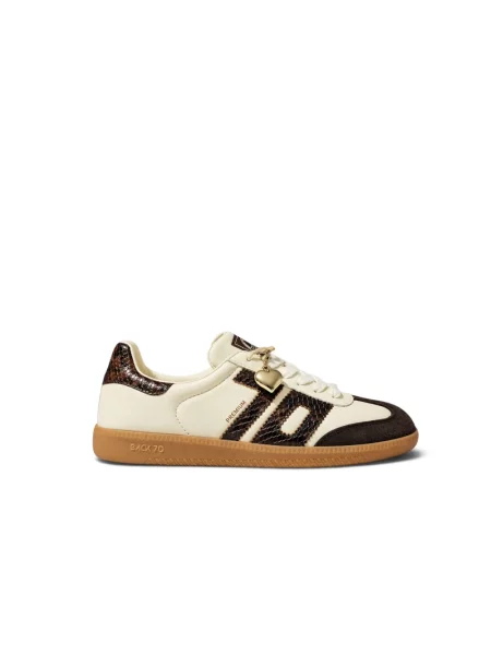 Sneakersy Back70 skórzane beżowe