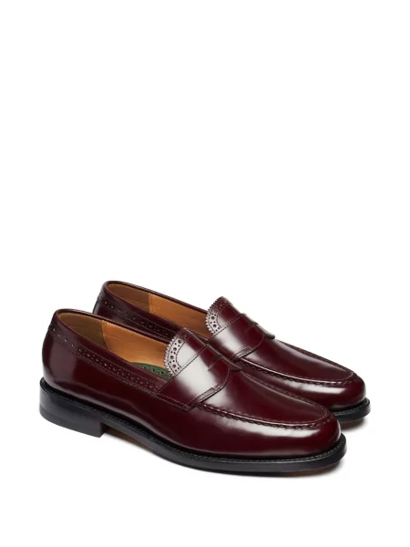 Pantofi loafer G.h.bass din piele roșu