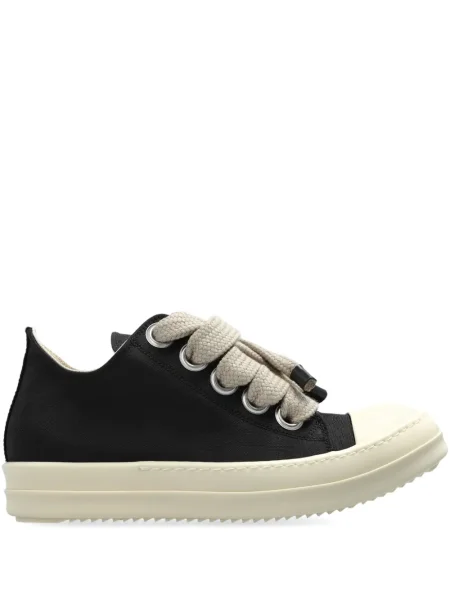 Sneakerși Rick Owens Drkshdw cu șireturi cu platformă din dantelă negru