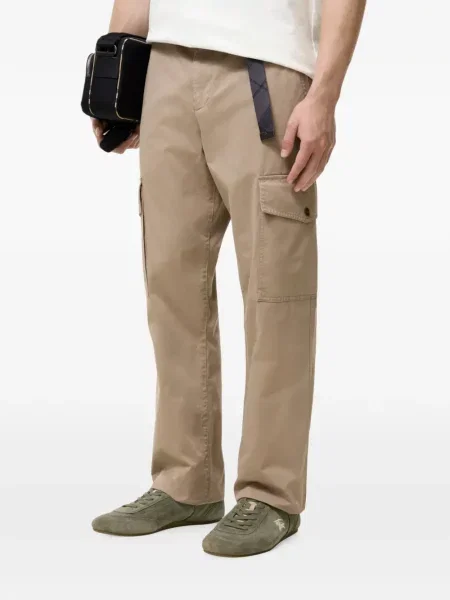Pantaloni cargo Burberry din țesătură twill