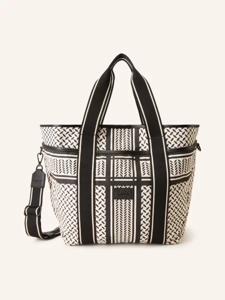 Lala Berlin Torba Shopper Merge schwarz biała