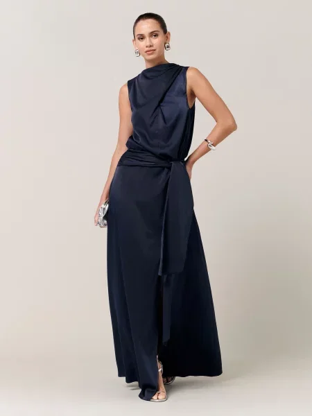 Sável Rochie de seară Elliana noapte albastru