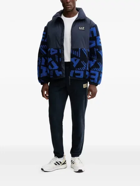 Pantaloni Ea7 Emporio Armani albastru