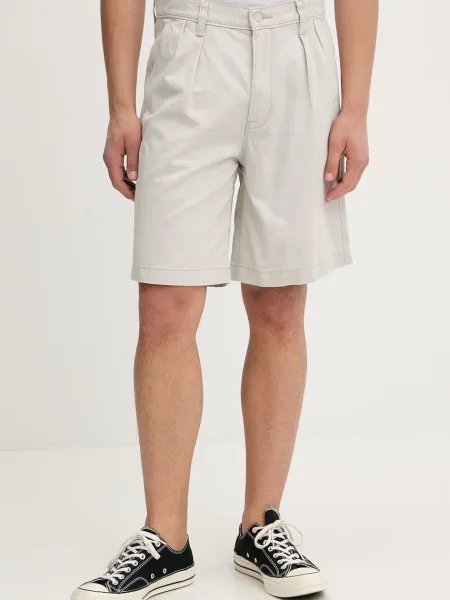 Levi's szorty BAGGY PLEATED szare