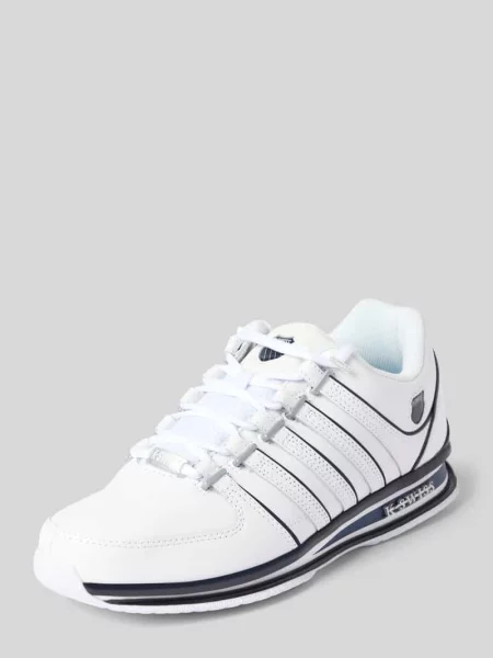 Sneakersy ze skóry z detale z logo model „Rinzler“ K-swiss białe