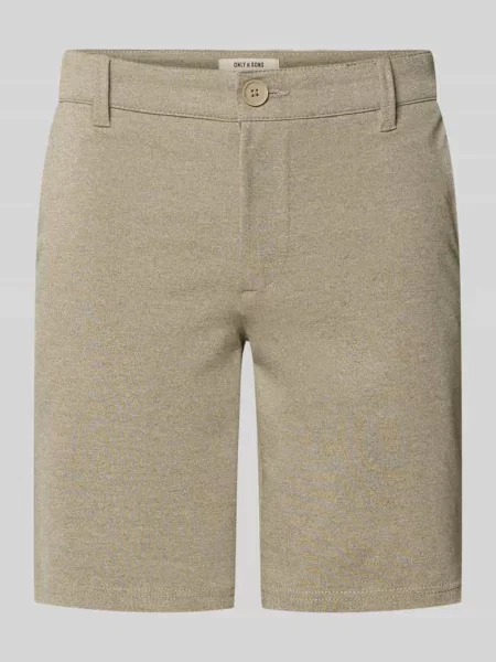 Szorty chinos z mieszanki krój regular fit Model MARK' Only & Sons