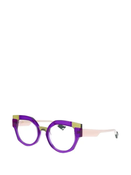 Ochelari de soare Face à Face cu imprimeu geometric violet