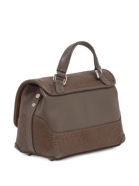 Geantă shopper Zanellato din piele maro