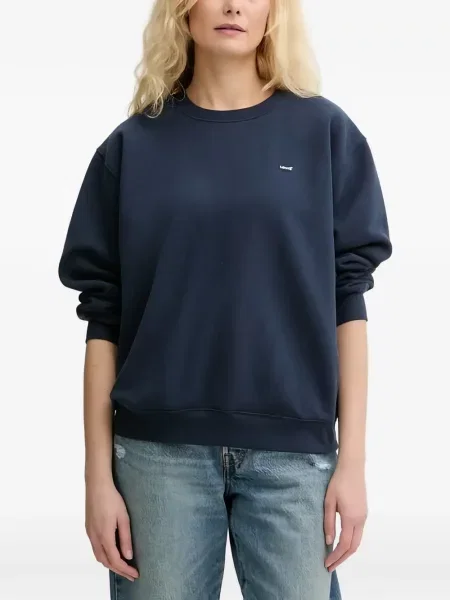 Curea Levi's® cu broderie cu cataramă cu dungi albastru
