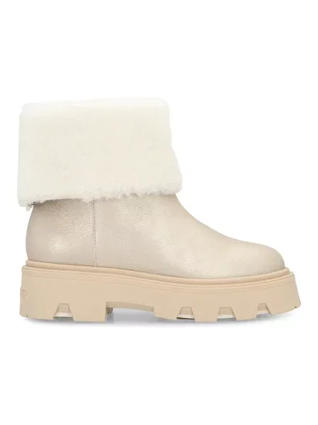 Botki Moncler skórzane szare