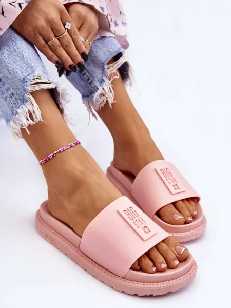 Papuci de casă Big Star Shoes roz