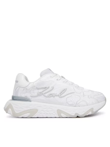 Sneakersy KARL LAGERFELD białe