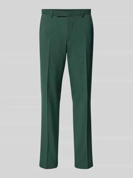 Spodnie do garnituru o kroju slim fit w kant Mcneal zielone