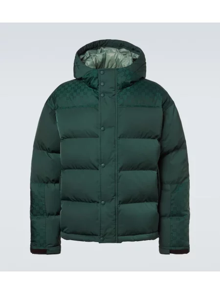 Пухено яке Gucci зелено