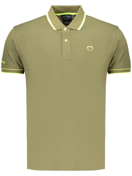 Tricou polo Baci&amp;abbracci verde