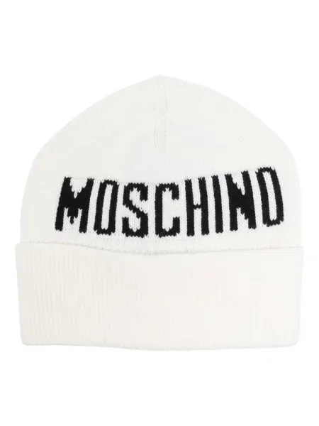 Czapka dziecięca Moschino biała