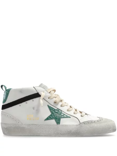Sneakerși Golden Goose Mid Star alb