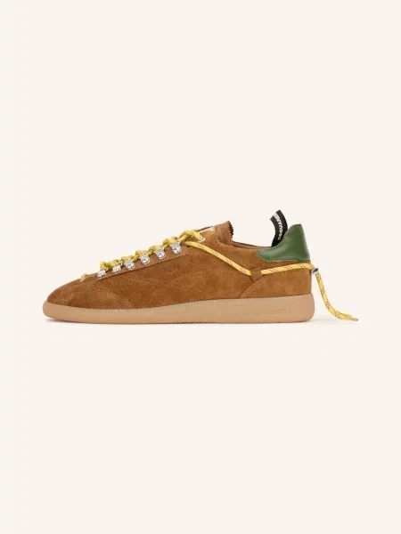 Sneakersy hnědá zelená