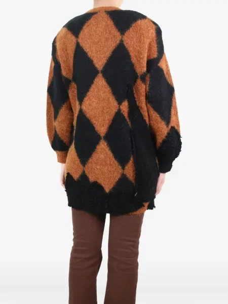 Cardigan Preen By Thornton Bregazzi cu imagine maro