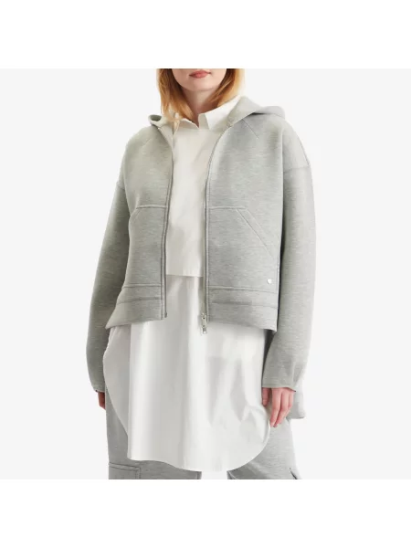 Bluza z kapturem Stel szara