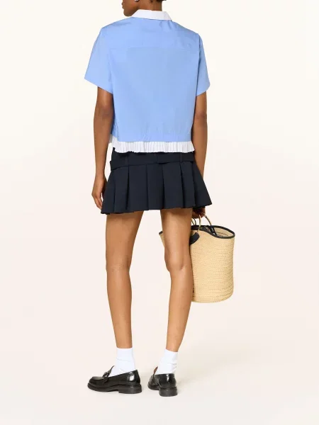 Claudie Pierlot Bluzka lila biała