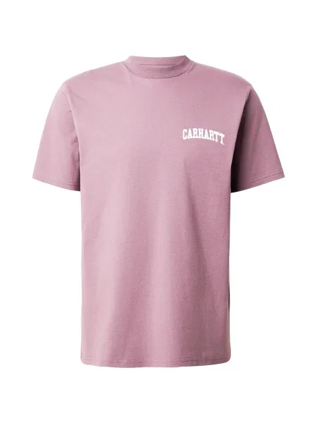 Tričko Carhartt WIP S/S University Script T-Shirt UNISEX Phlox/ White S bílé
