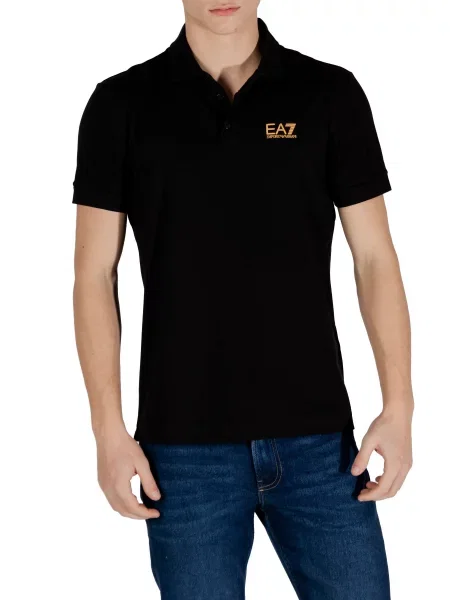 Polo majica Ea7 črna