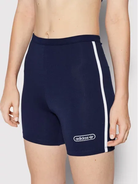 Adidas Szorty sportowe Granatowy Tight Fit