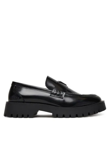 Pantofi loafer Guess negru