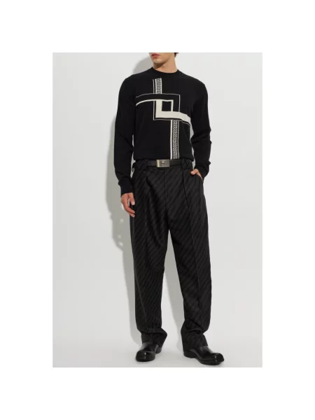 Sweter Versace czarny