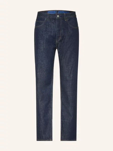 Hugo Kalhoty Jonah Straight Fit dark blue modré