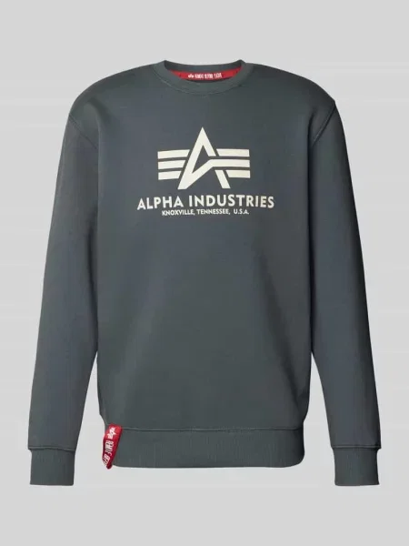 Bluza Alpha Industries Basic greyblack szara