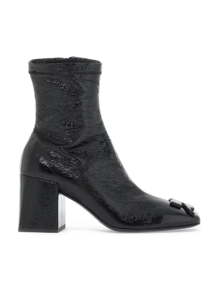 Buty do kostki Courreges ze stretchu czarne