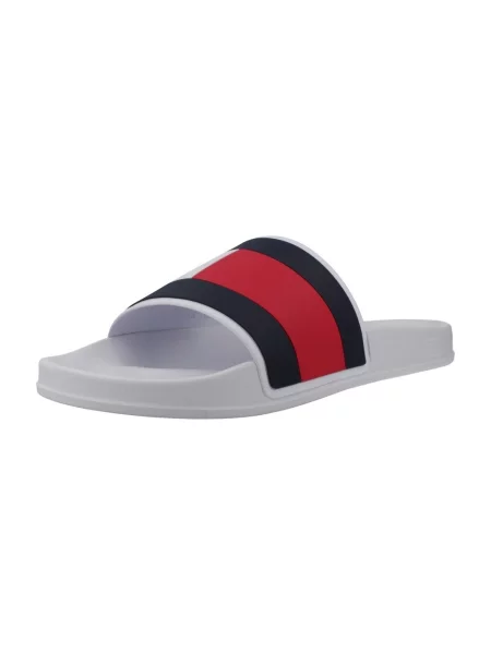 Saboți Tommy Hilfiger alb