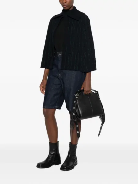 Cardigan Maje tricotate albastru