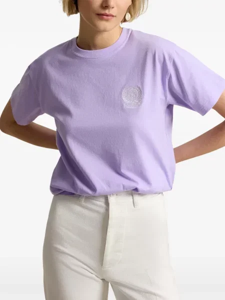 Велурени бягане с яка чорапи Polo Ralph Lauren синьо