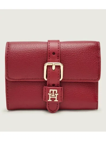 TOMMY HILFIGER Pénztárcák sötétvörös piros