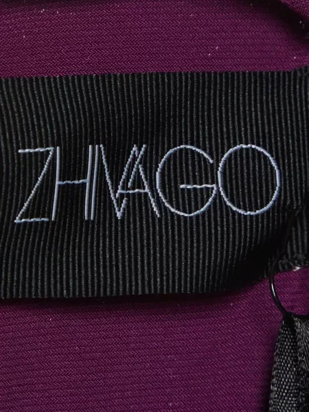 Rochie mini Zhivago din satin violet