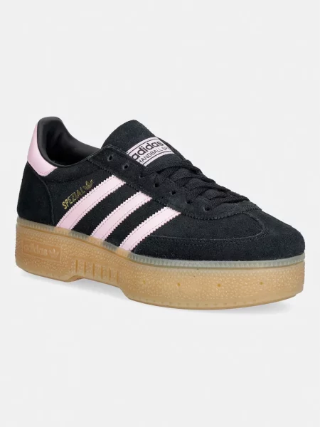 Adidas Originals Handball Spezial Bold sneakers pentru femei din piele întoarsă negru