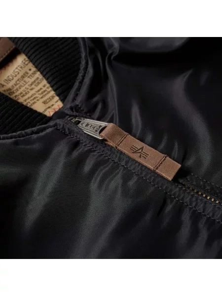 Kurtka bomber Alpha Industries czarny