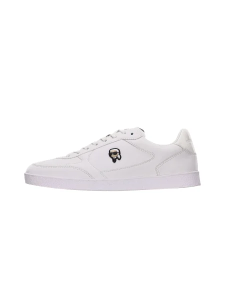 Sneakerși Karl Lagerfeld din piele alb